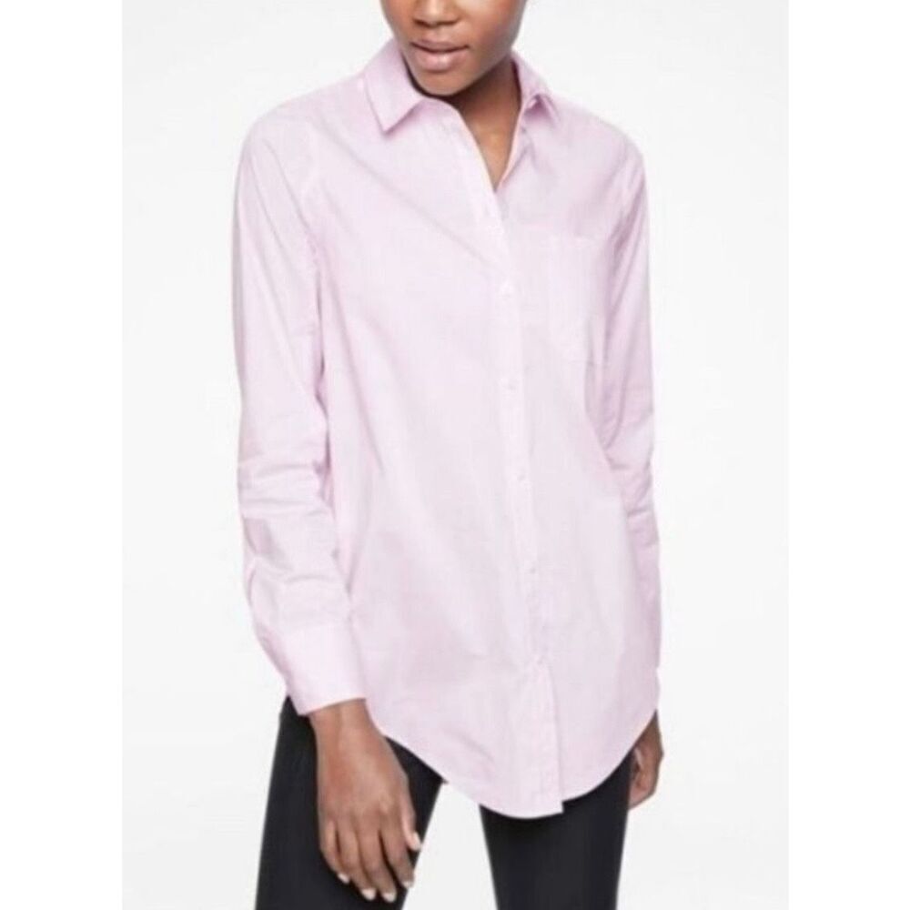 Athleta Long and Lean Passage shirt simply lilac size medium excellent condition